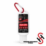 (image for) Liquid Chalk Extra Grip 100ml with Carabiner Clip – Portable Gym Grip Aid for Weightlifting, Pull-Ups & Training