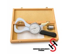 (image for) Professional Skinfold Caliper E-PZJ with Wooden Case – 50mm Body Fat Measurement Tool